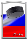 Зажигалка Российский хоккей ZIPPO 200 RUSSIAN HOCKEY PUCK